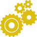 A cog icon